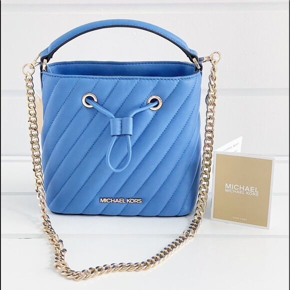 Michael Kors Suri Quilted Bucket Crossbody Bag New With Tags - Picture 3 of 10